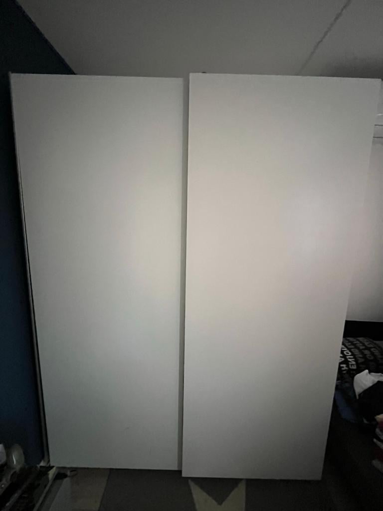 IKEA Pax Schuifdeuren Wit - Complete Set, Ophalen, Overige materialen, Gebruikt, 100 tot 150 cm