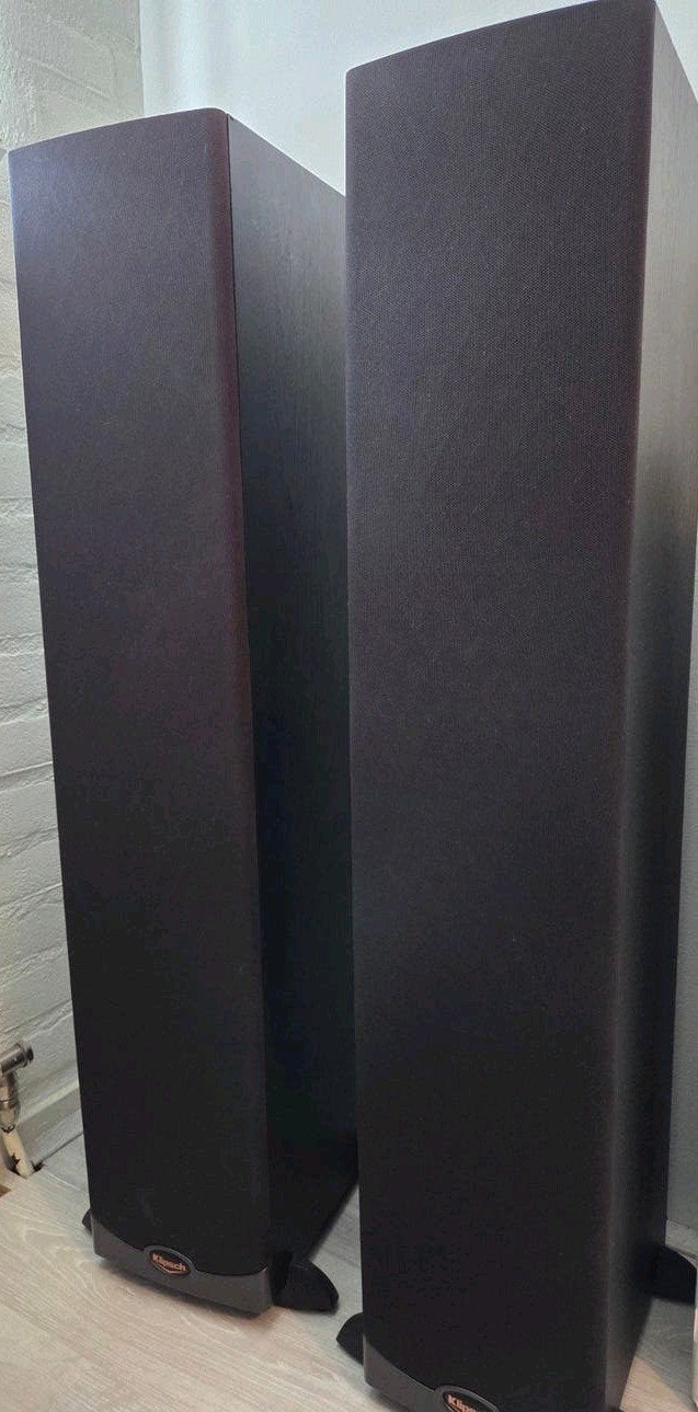 Klipsch Speaker set zwart RF-10, Zo goed als nieuw, 120 watt of meer, Front, Rear of Stereo speakers, Ophalen