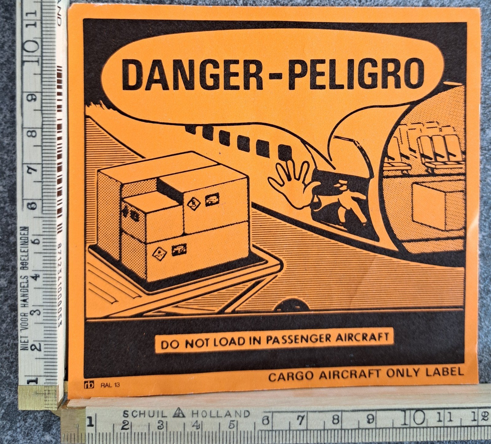 Bijzondere Cargo Aircraft Only sticker vliegtuig, Ophalen of Verzenden