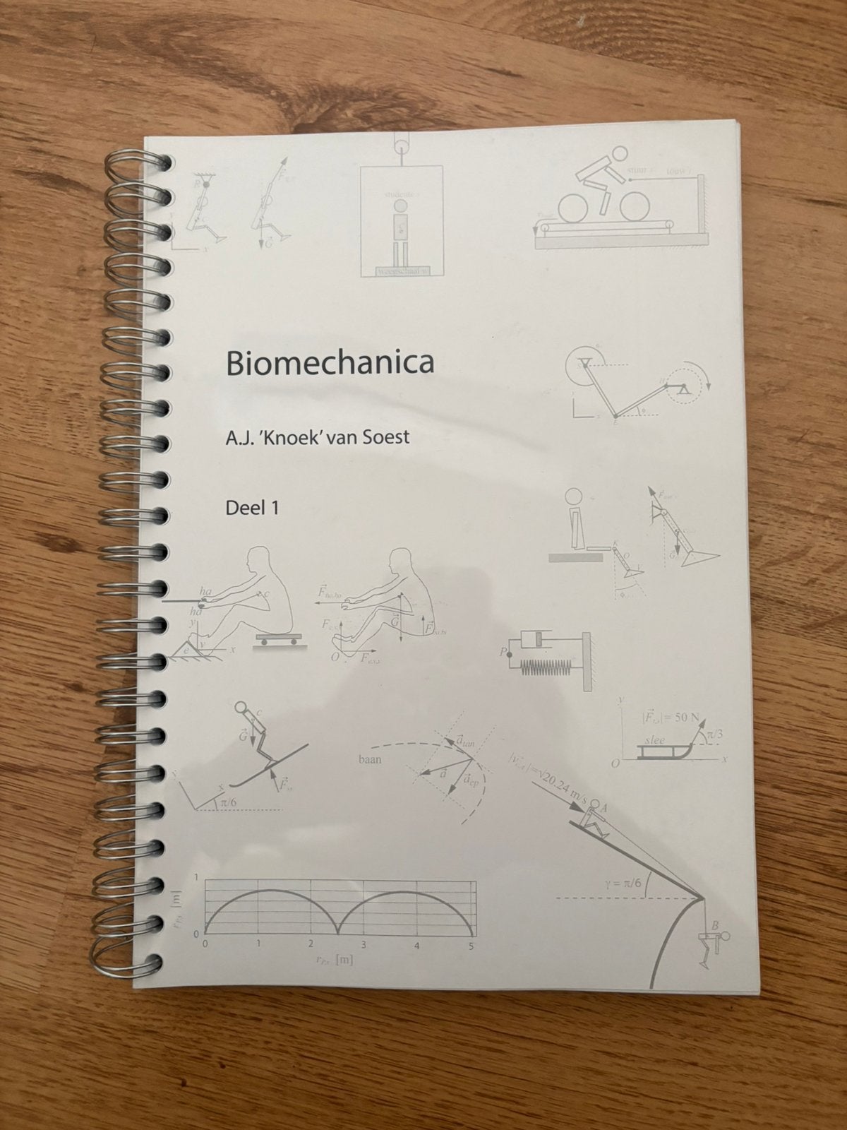 Biomechanica klappers bewegingswetenschappen, Diversen, Ophalen, Zo goed als nieuw
