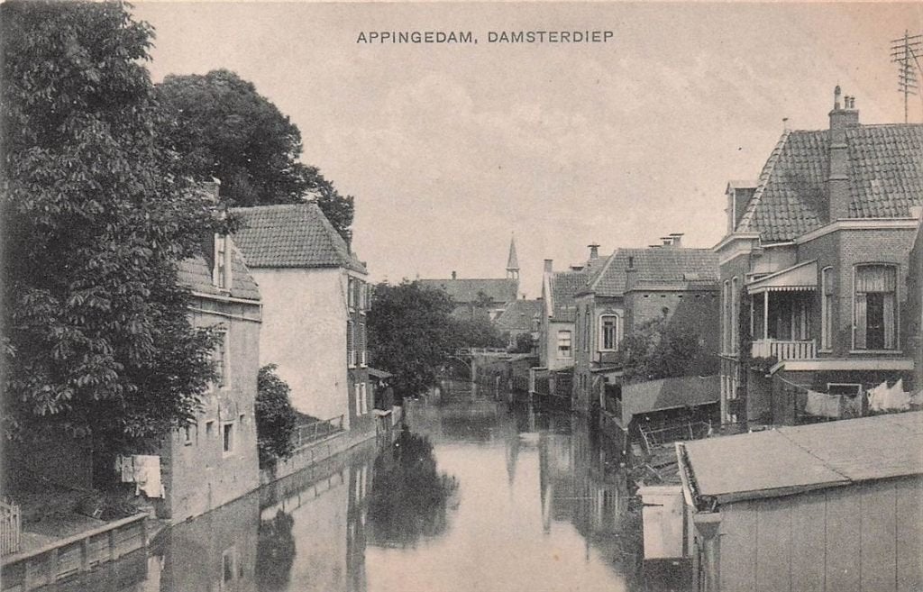 703-073-037 Appingedam Damsterdiep, Verzenden, Voor 1920, Groningen