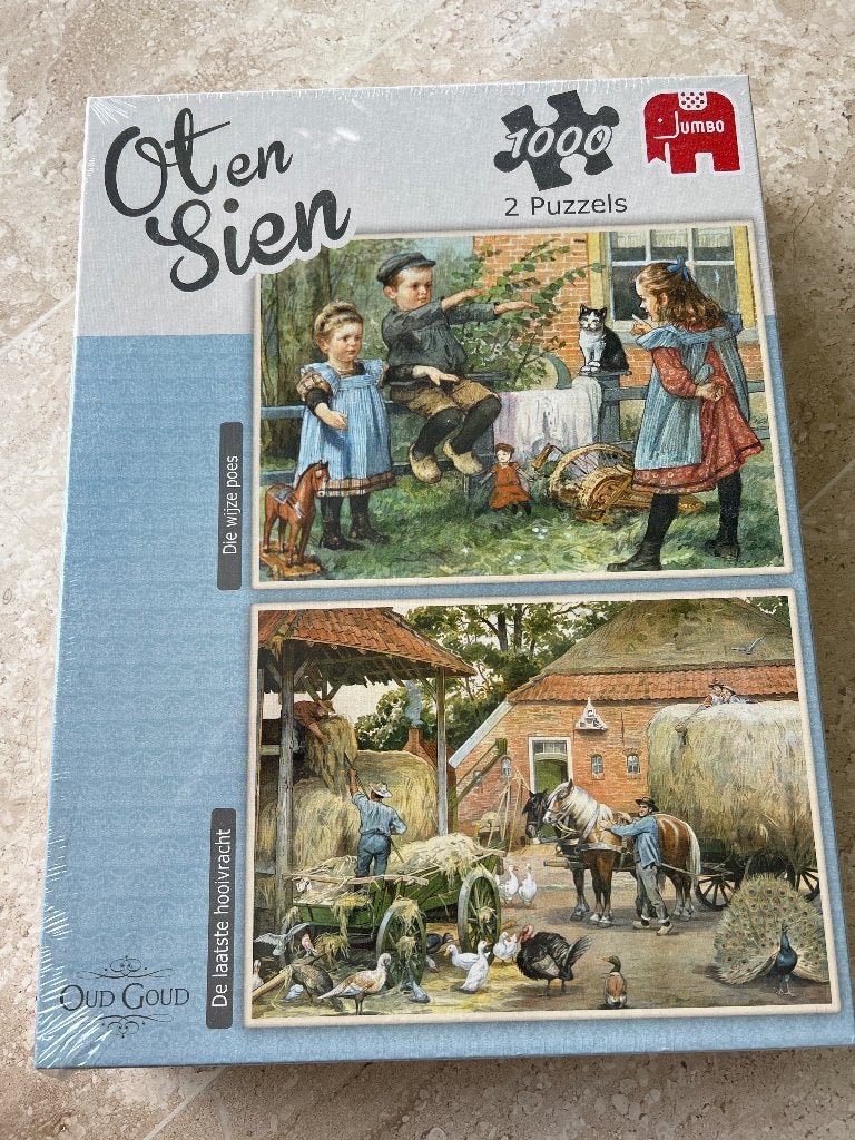 Jumbo Ot en Sien legpuzzel 1000 stukjes, NIEUW, Ophalen of Verzenden, 500 t/m 1500 stukjes, Nieuw, Legpuzzel