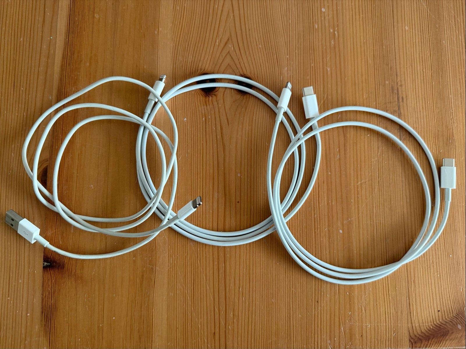 Iphone kabels + ipad camera connection kit (€10), Ophalen of Verzenden, Gebruikt