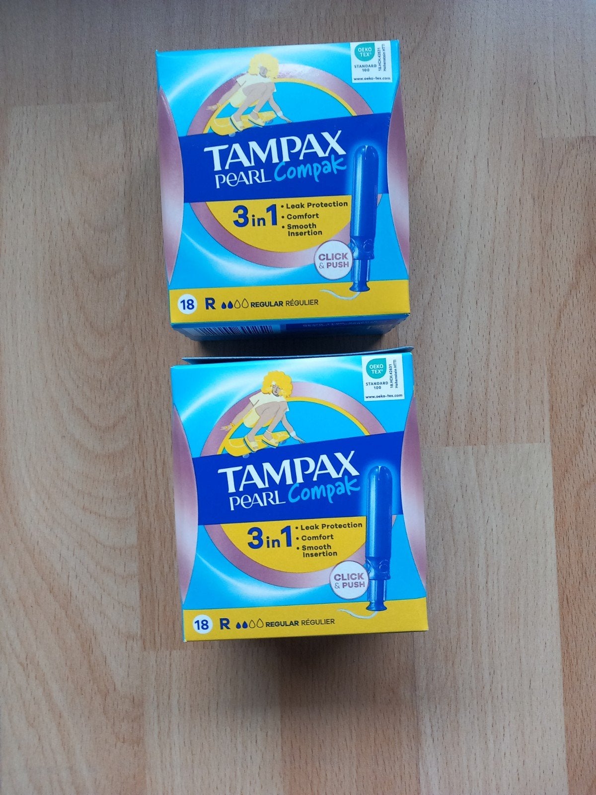 NIEUW!!! Tampax pearl Compak (2 doosjes a 18 stuks), Ophalen, Nieuw, Overige typen