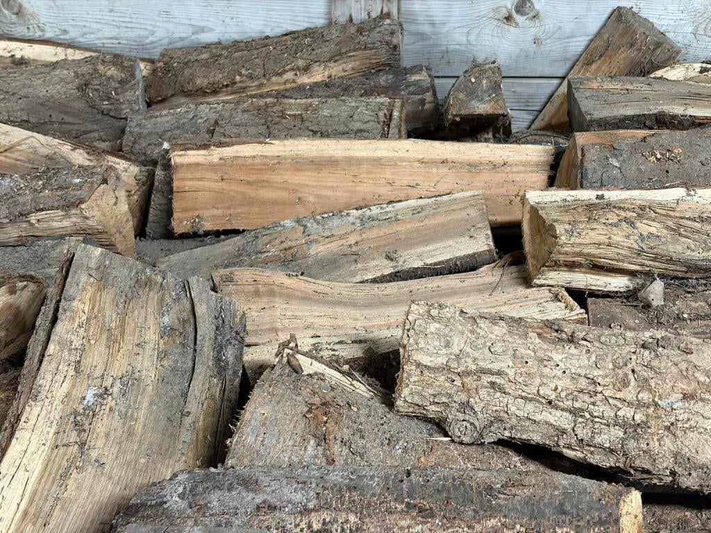 Haardhout gedroogd en gekloofd, 3 tot 6 m³, Ophalen, Eikenhout