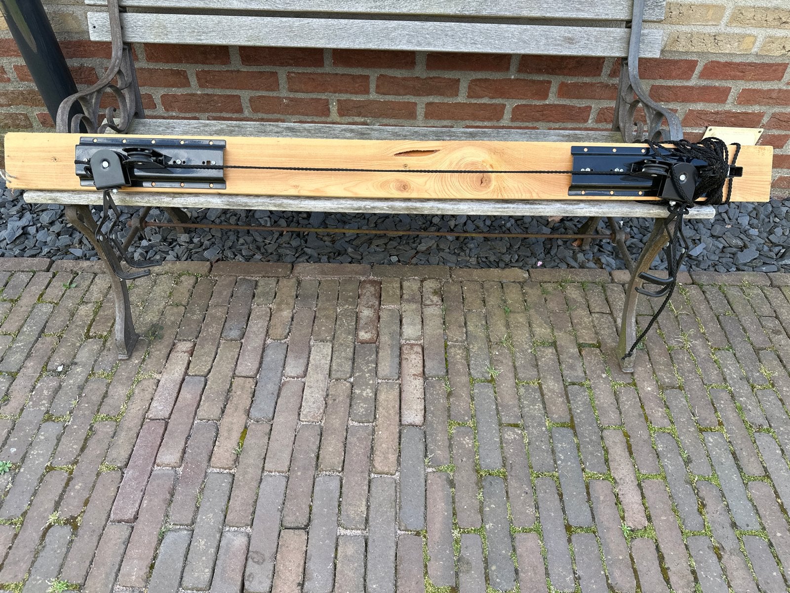 Handig ophangsysteem voor wielrenfiets, Ophalen, Gebruikt