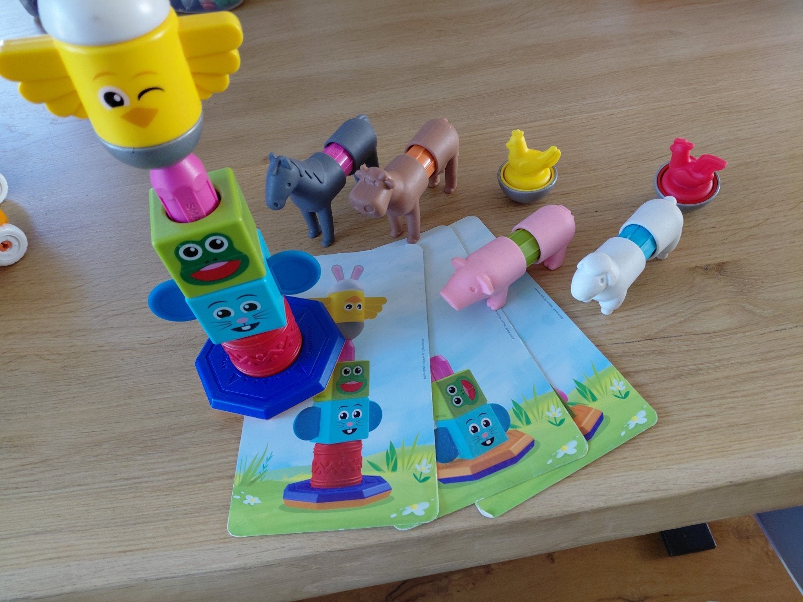 Smartmax magnetisch stapelspel en dieren, educatief, Ophalen of Verzenden, Gebruikt, Bouwen