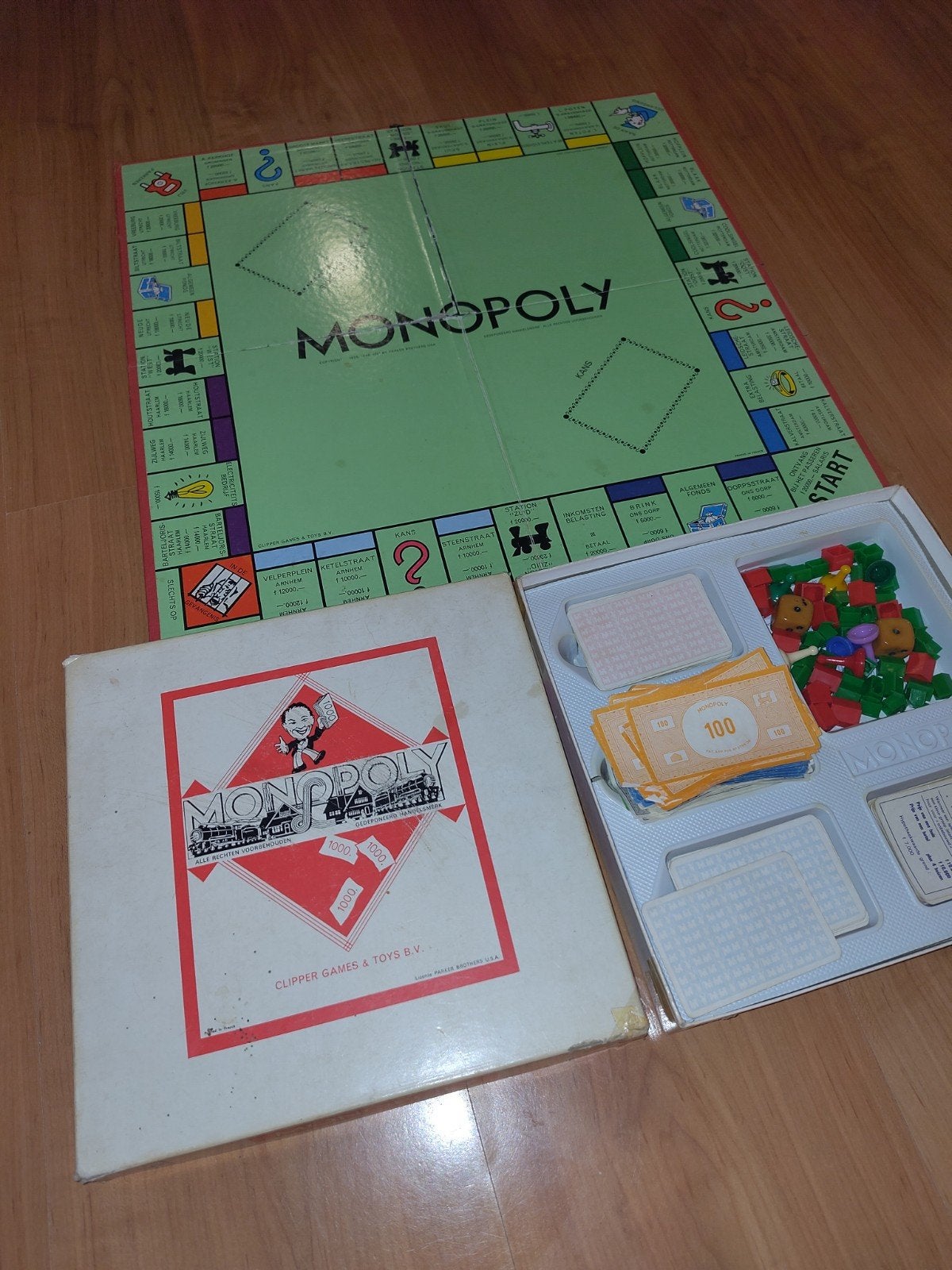 Monopoly bordspel - Vintage editie, Vijf spelers of meer, Ophalen of Verzenden, Gebruikt, Clipper Games & Toys B.V.