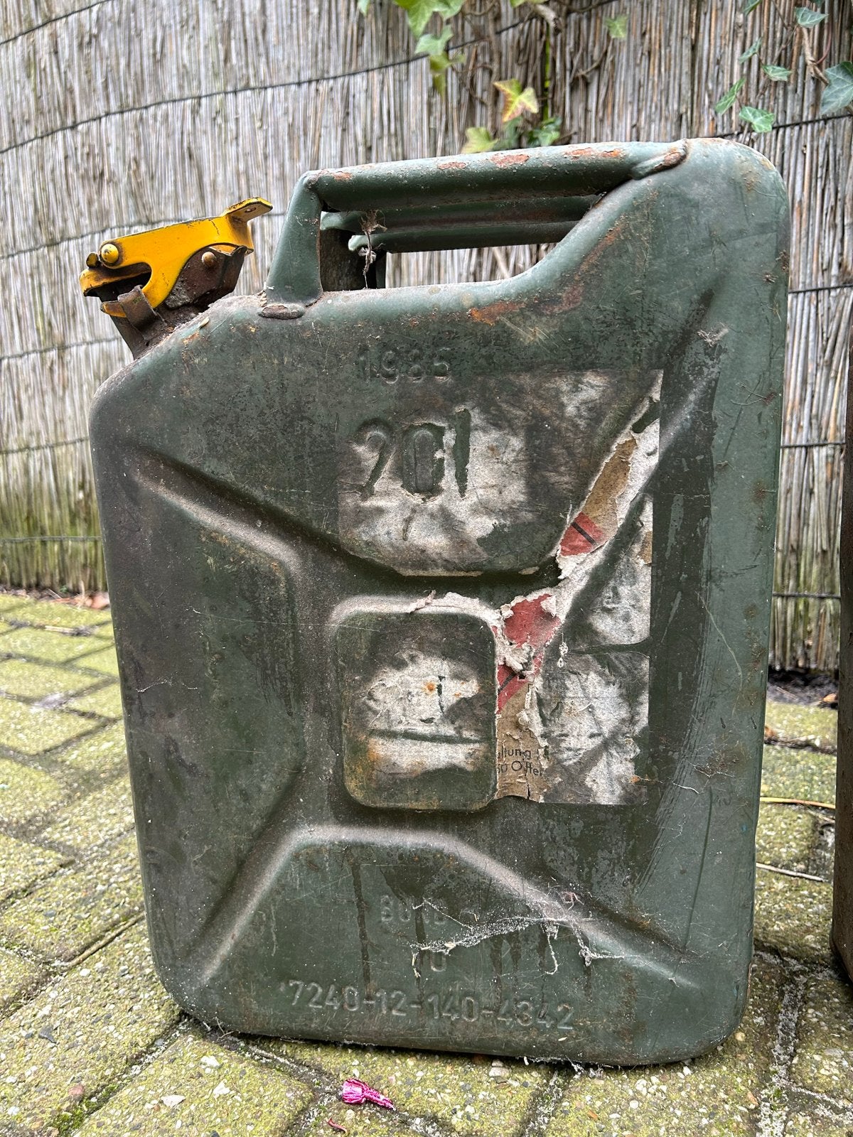 Set van 3 Vintage Jerrycans - Militair Erfgoed, Ophalen of Verzenden, Overige soorten, Overige gebieden, Overige typen