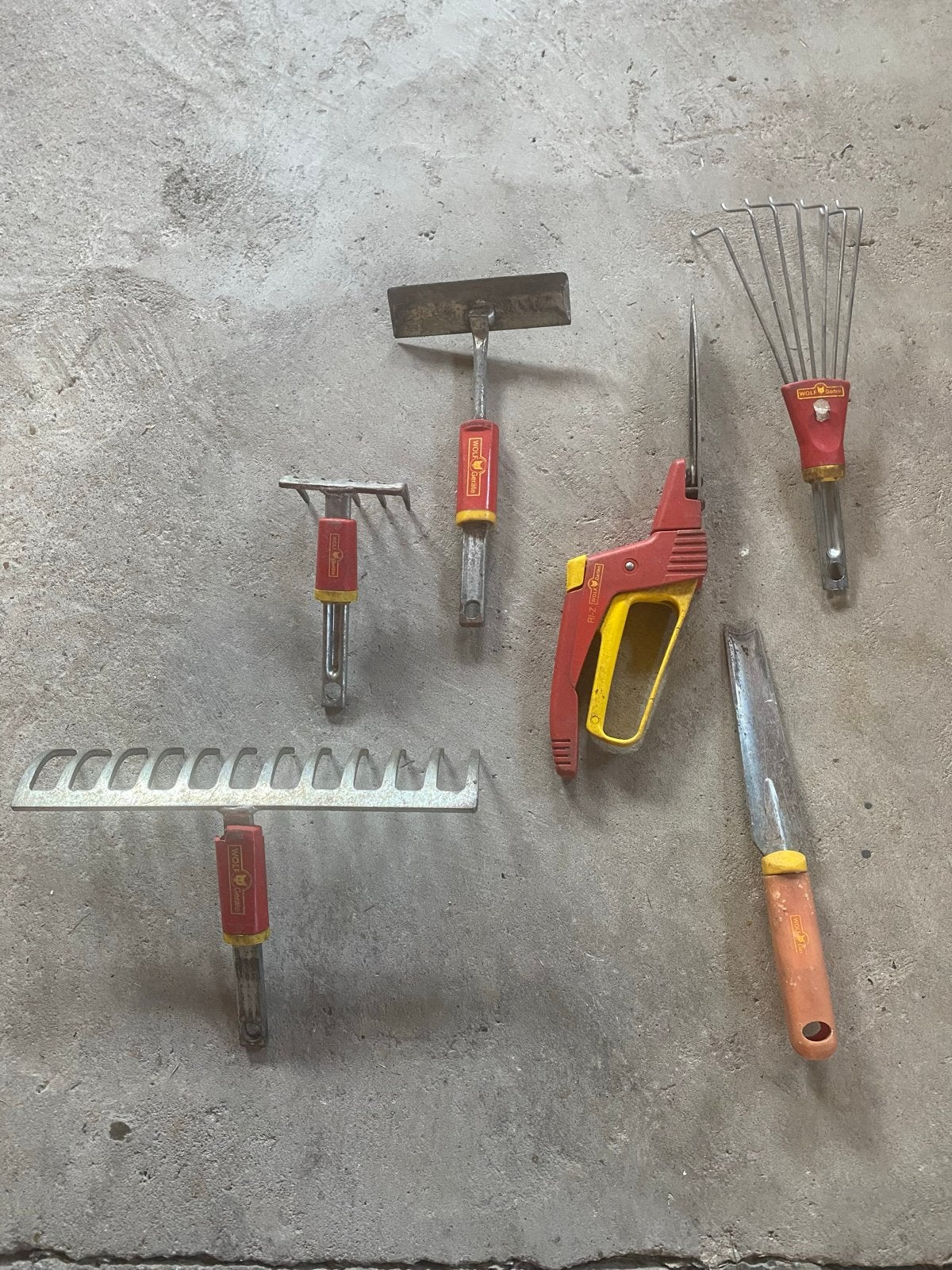 WOLF-Garten Tuin Gereedschap Set - Diverse Handgereedschappe, Tuin en Terras, Hand-tuingereedschap, Ophalen, Gebruikt, Hark