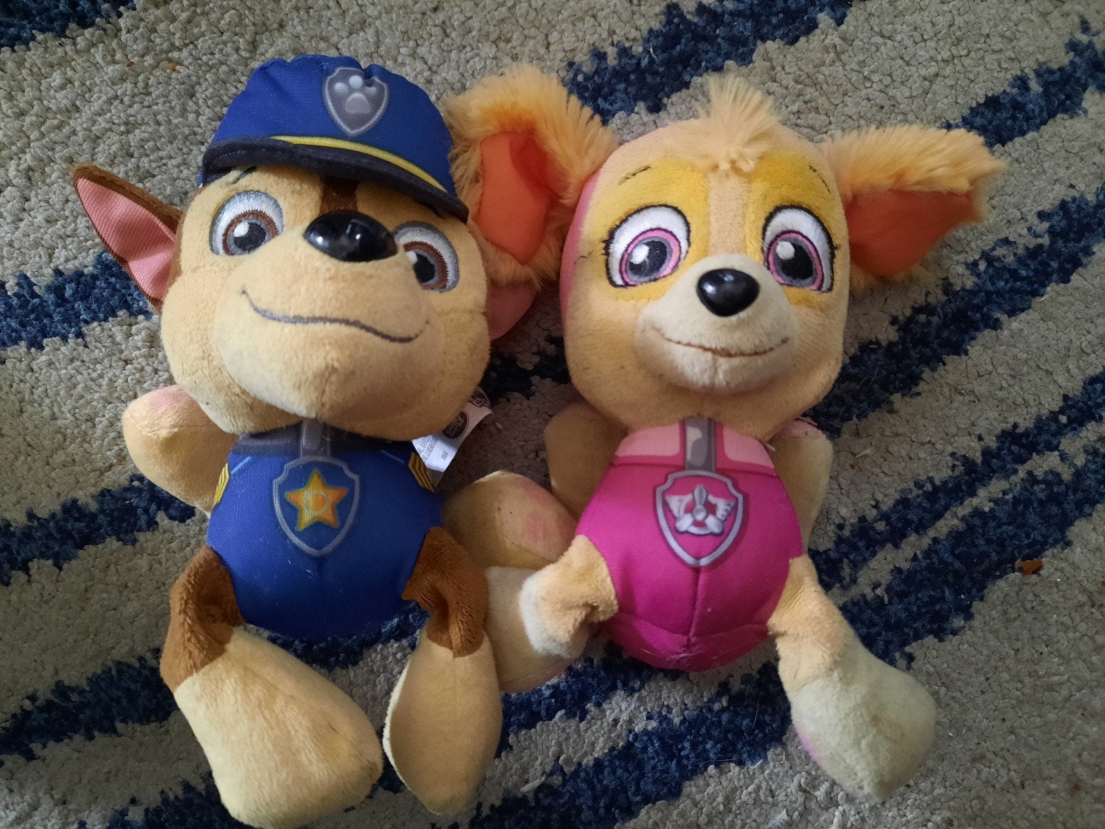 Paw Patrol knuffeltjes Chase Skye, Paw Patrol, Ophalen, Gebruikt, Hond