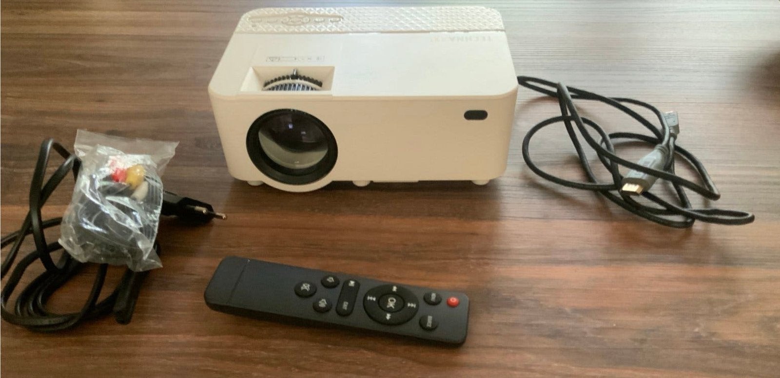 Technaxx TX-113 Mini LED Beamer - Wit, Ophalen of Verzenden, Nieuw, LED, Overige resoluties