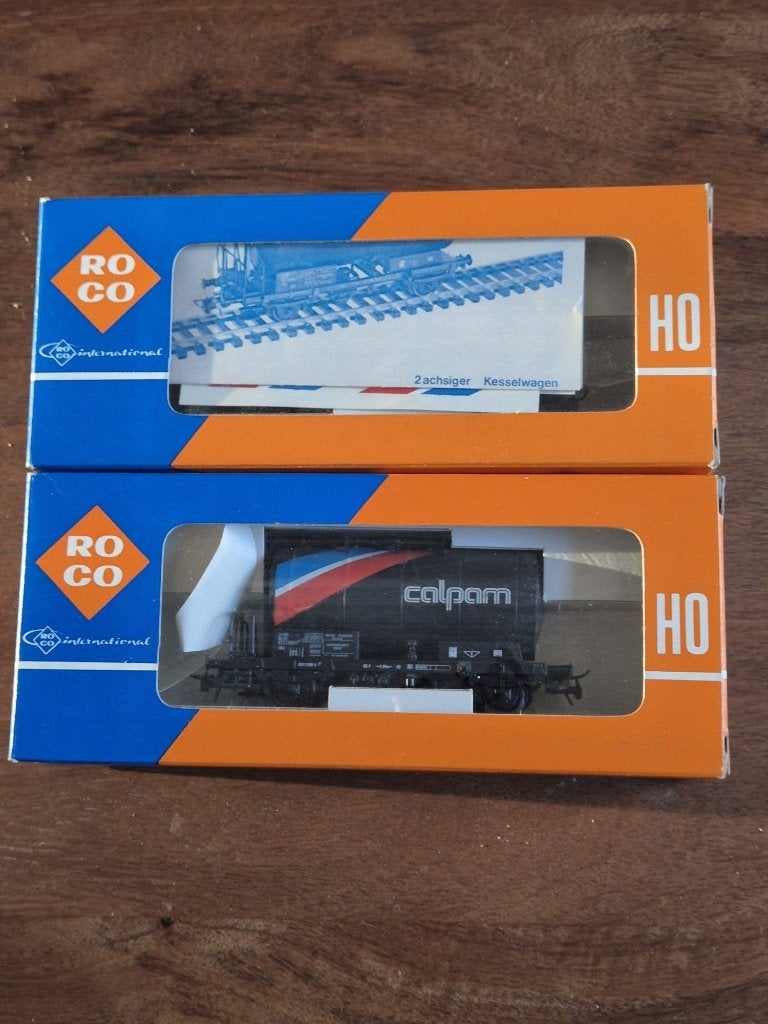 Roco H0 4336C – 2x ketelwagen 'Calpam', nieuw in doos!, Gelijkstroom, Ophalen of Verzenden, NS, Roco