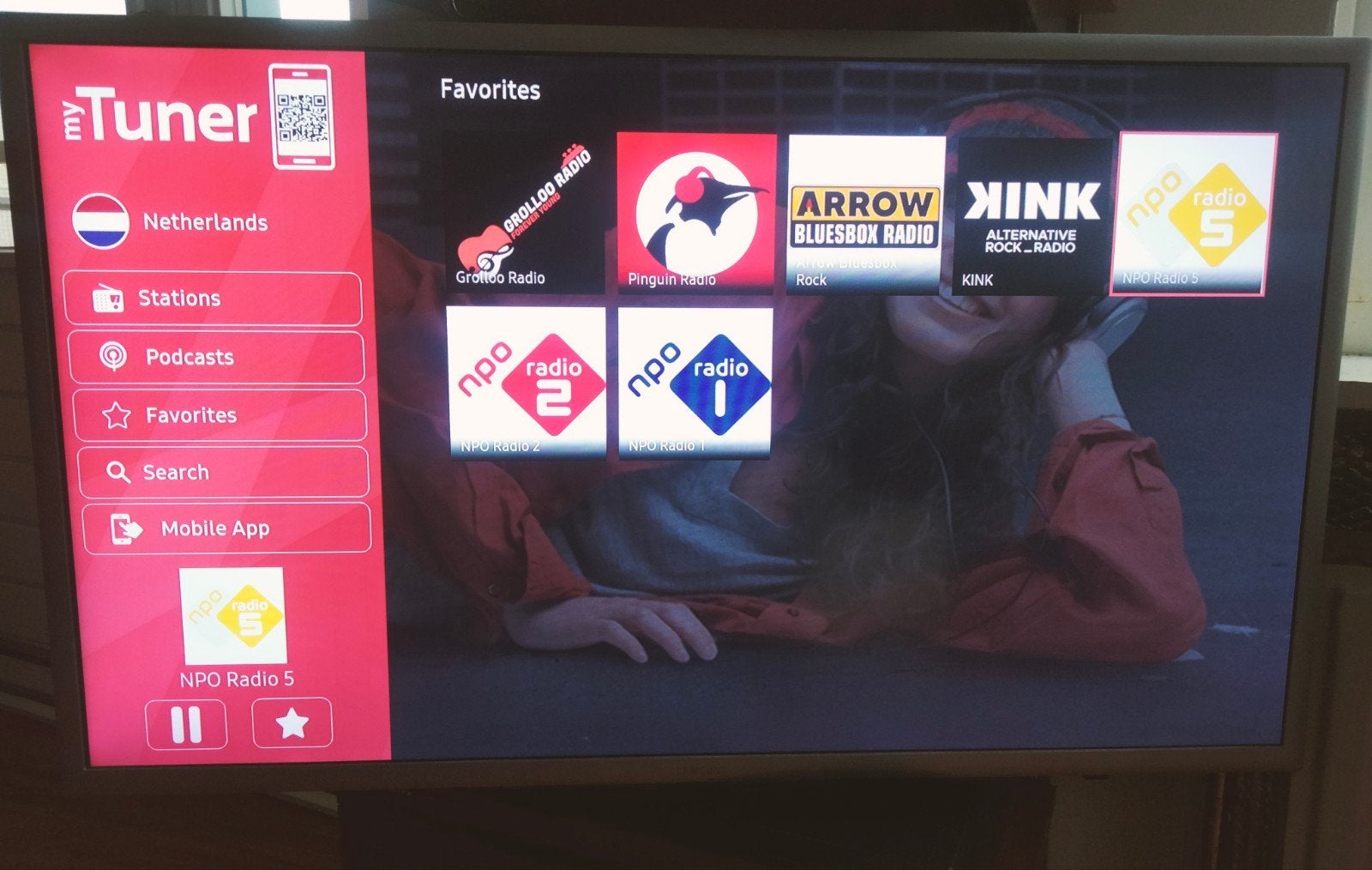 Samsung Smart tv 32", Ophalen, Gebruikt, 50 Hz, 80 tot 100 cm