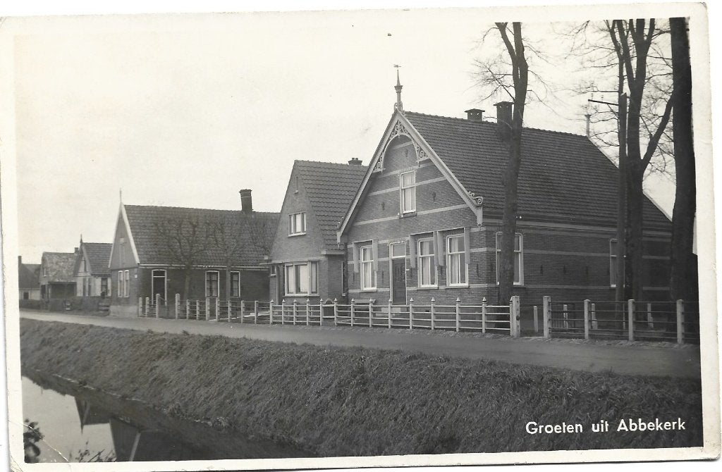Abbekerk;  Groeten uit Abbekerk ( Foto ), Verzenden, 1940 tot 1960, Ongelopen, Noord-Holland