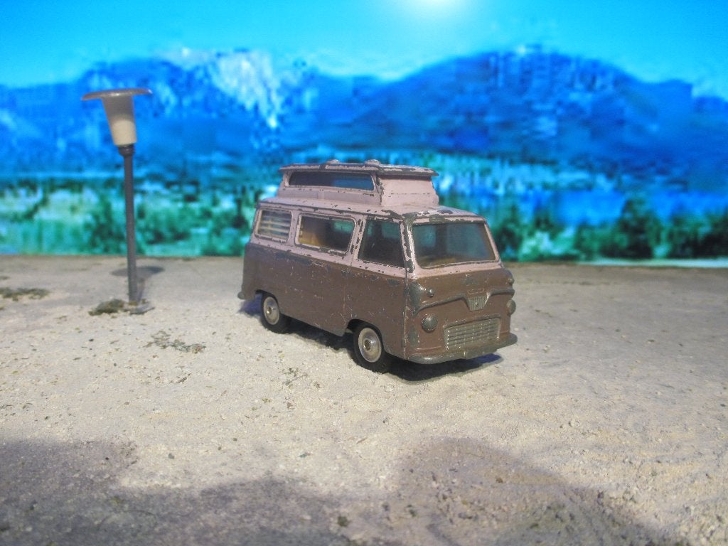 1/43 Ford Thames Airborne Camper - Corgi Toys 420 violet, Ophalen of Verzenden, Gebruikt, Auto, Corgi