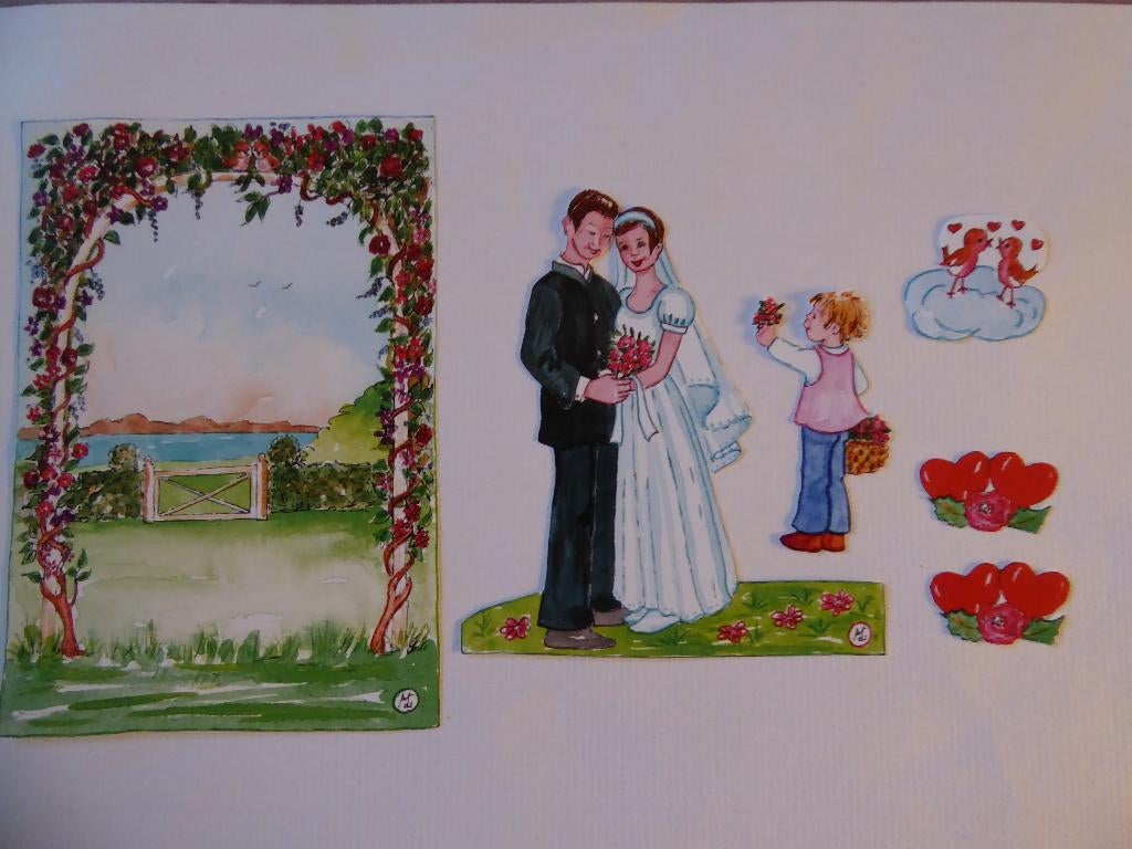 nr. 1710 - uitgeknipt 3d plaatje, Ophalen of Verzenden, Nieuw, Man of Vrouw, Knipvel