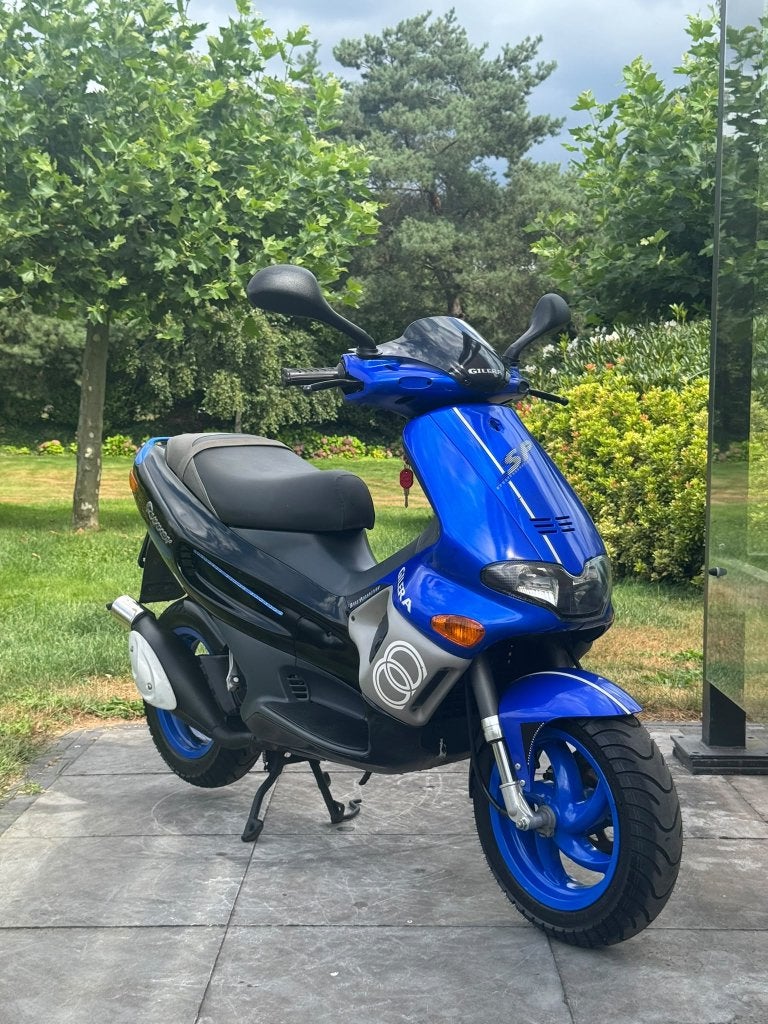 ⭐️Gilera runner sp dd blauw zwart Nieuwstaat UNIEK⭐️