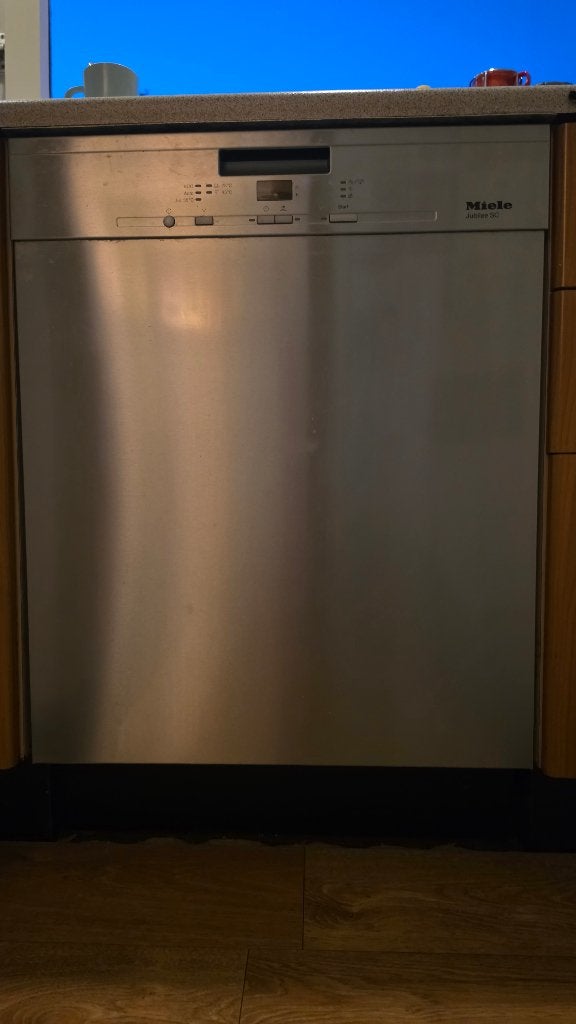 Miele onderbouw vaatwasser RVS G 4930 SCU, Ophalen, Gebruikt, Tussenbouw, Minder dan 10 liter