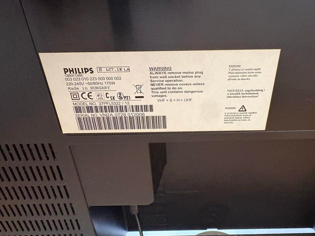 Tekevisie, Ophalen, Onbekend, LED, 60 Hz of minder
