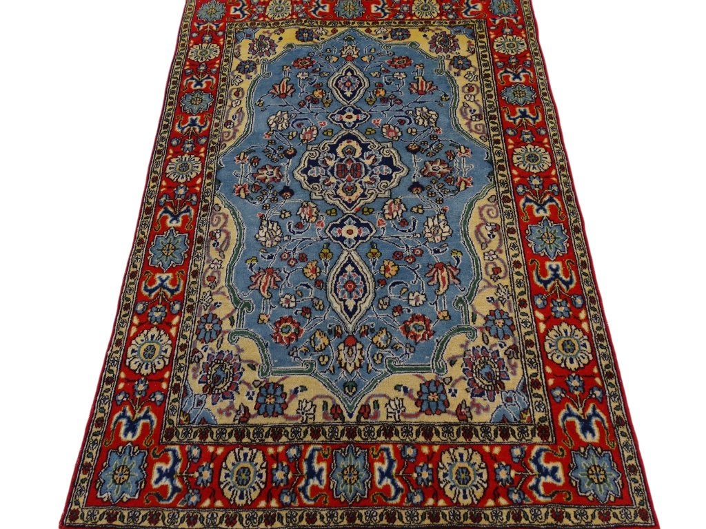 Perzisch tapijt - Ghoum - 160 x 107 cm - Handgeknoopt, Crème, 100 tot 150 cm, -, -