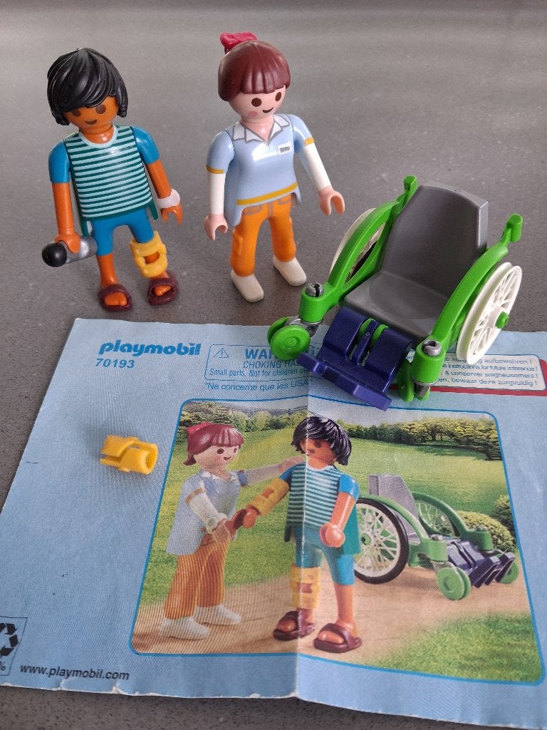 Playmobil 70193 Kind in rolstoel, Ophalen, Gebruikt