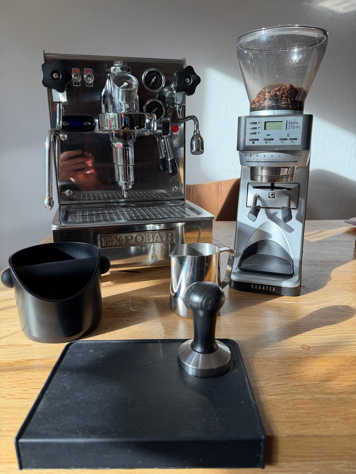Expobar Espresso Machine & Baratza Sette 270Wi Grinder, Witgoed en Apparatuur, Ophalen, Gebruikt, Espresso apparaat, Gemalen koffie