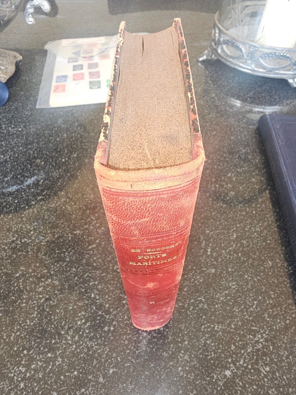 Antiek boek "Ports Maritimes" Dunod, Parijs 1920 - in goede, Ophalen of Verzenden