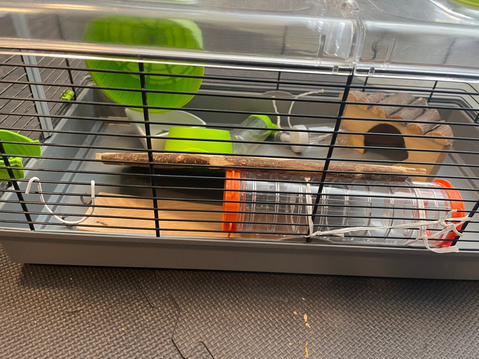 Hamster kooi, Dieren en Toebehoren, Kooi, Minder dan 75 cm, Zo goed als nieuw, Hamster