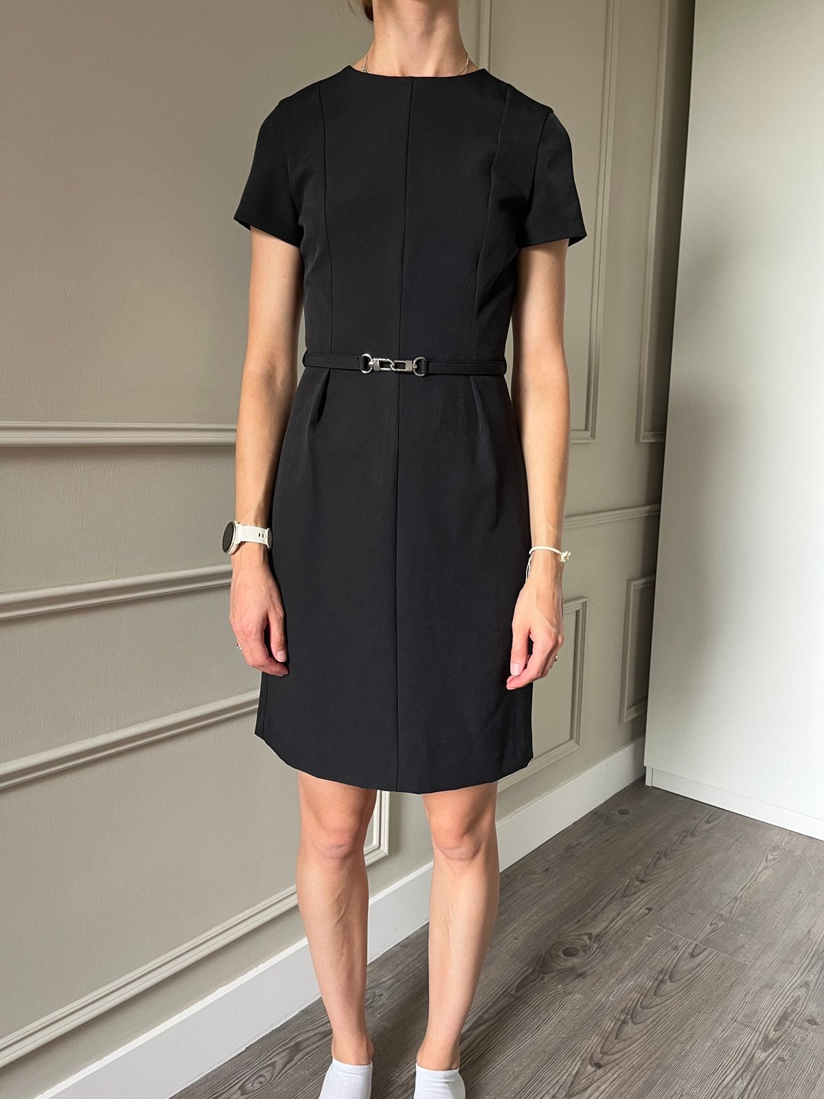 Jurk | H&M | Maat 36, Zwart, Ophalen of Verzenden, Zo goed als nieuw, Maat 36 (S)