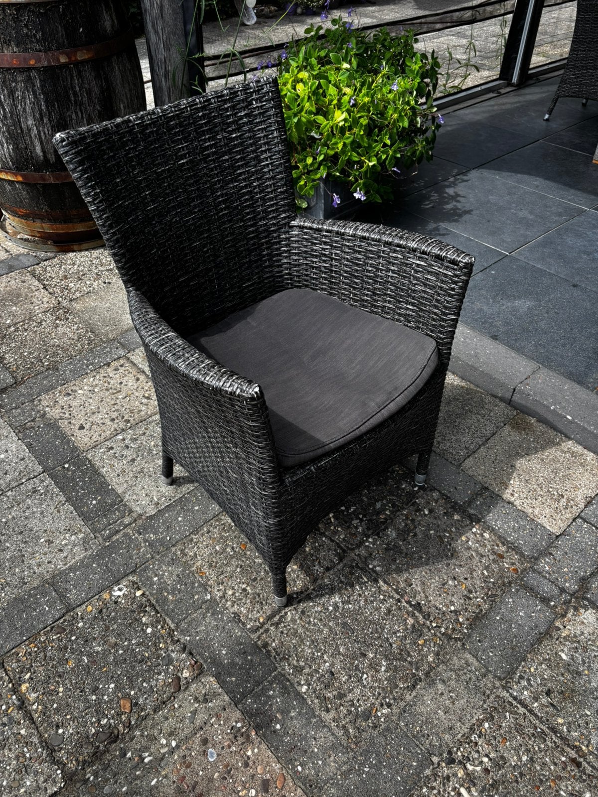 Wicker stoelen goede staat, 5 stuks, Ophalen, Gebruikt, Wicker