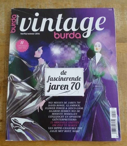 Burda Vintage herfst, winter 2016 editie jaren '70 seventies, Verzenden, Zo goed als nieuw, Vrouw, Burda