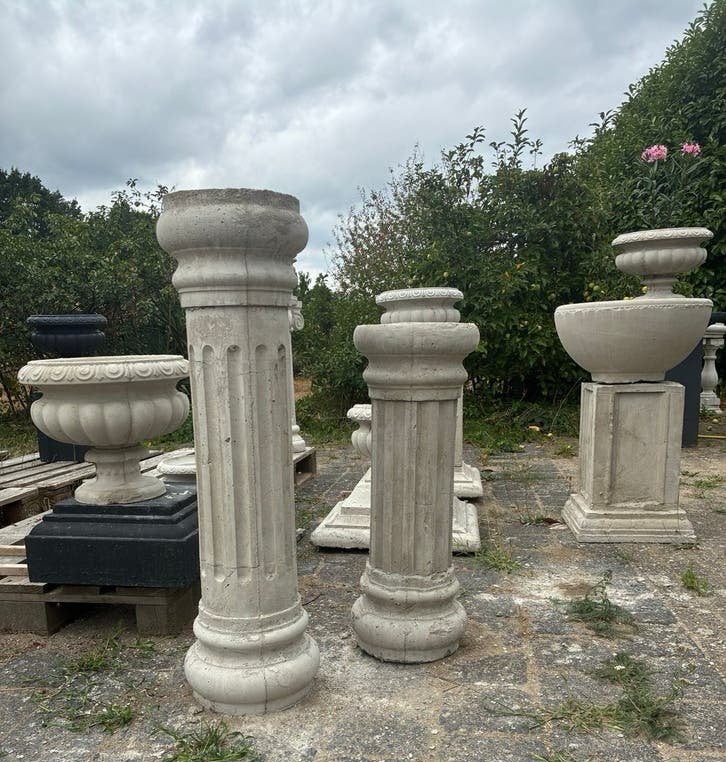 Opruiming! Grieks Romeinse Klassieke ronde zuilen van beton, Ophalen, Nieuw, Beton, Overige typen
