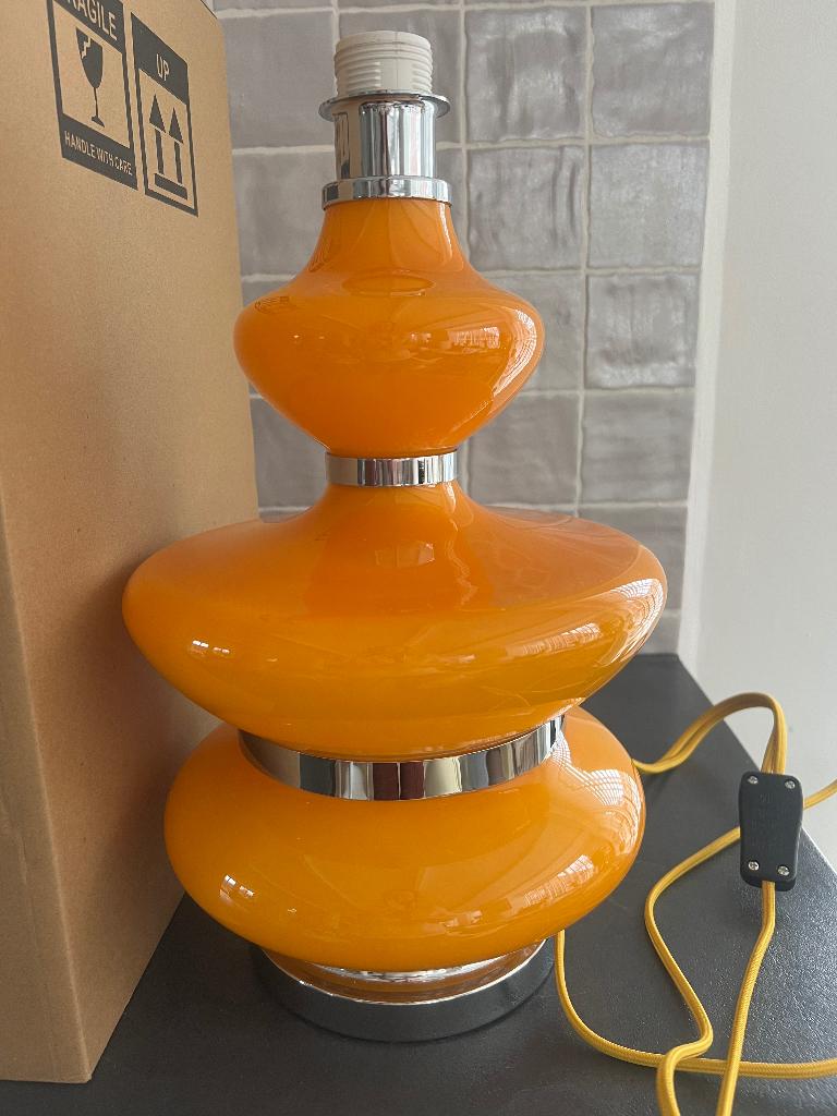 Hkliving bubble lamp base honey - nieuw, Ophalen, Nieuw, Glas, Minder dan 50 cm