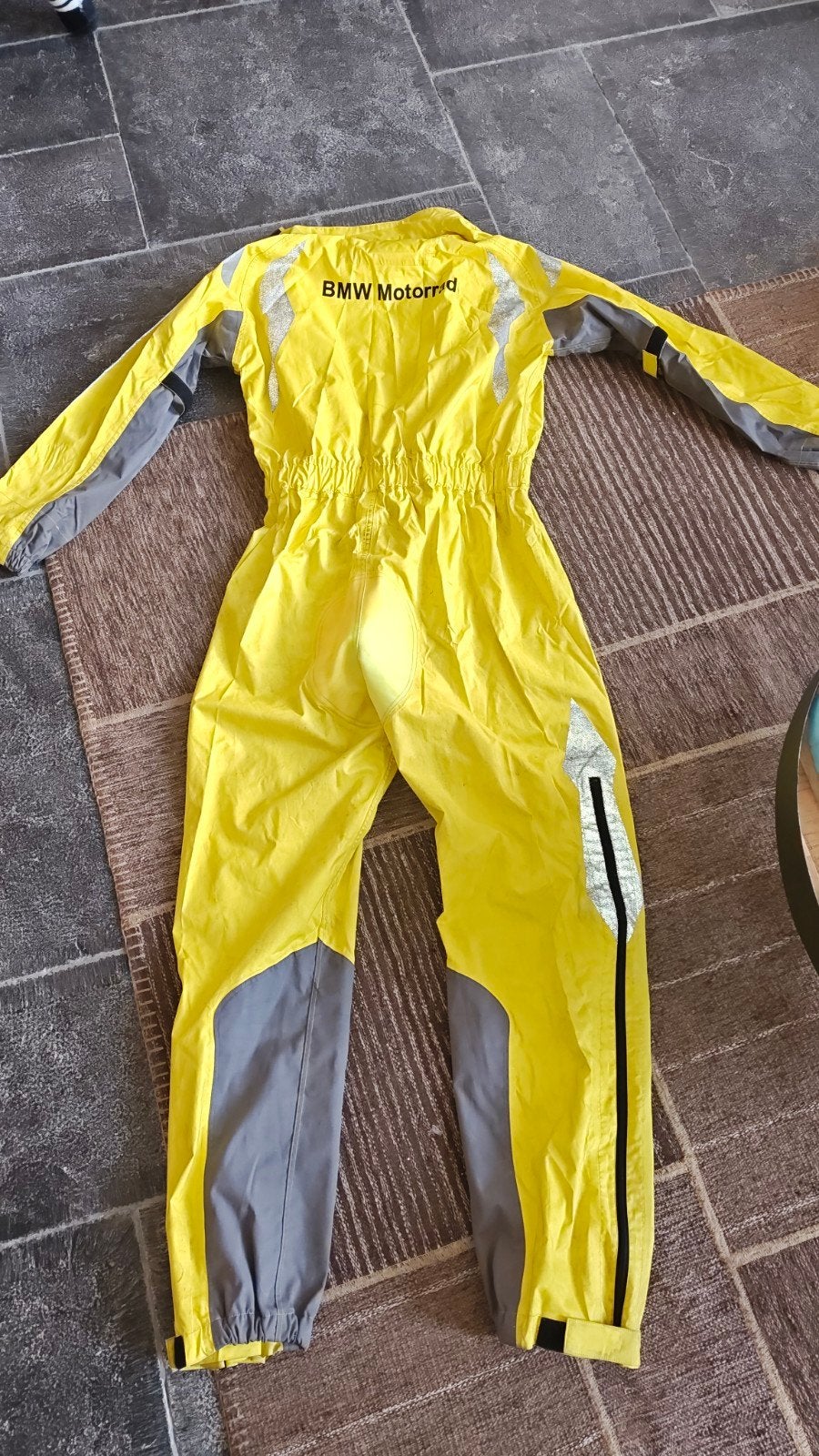 BMW Motorrad regenoverall geel maat L, Motoren, BMW Motorrad, Heren, Ophalen of Verzenden, Overall