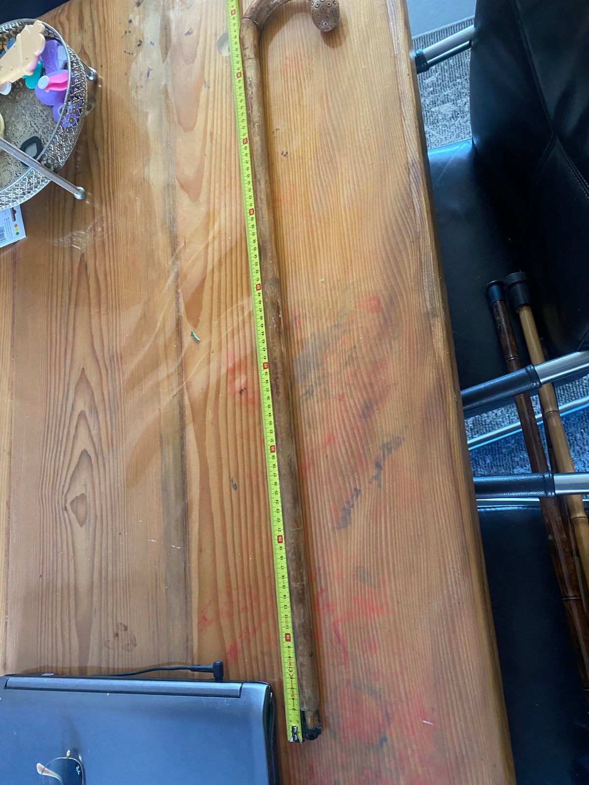 japanse bamboe wandelstok, Ophalen, Gebruikt