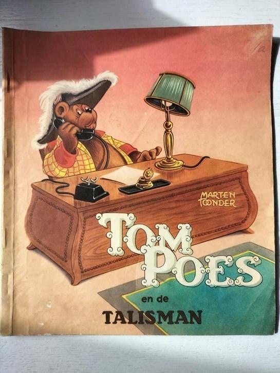 Tom Poes en de talisman door Marten Toonder, Gelezen, Marten Toonder, Eén stripboek, Ophalen of Verzenden