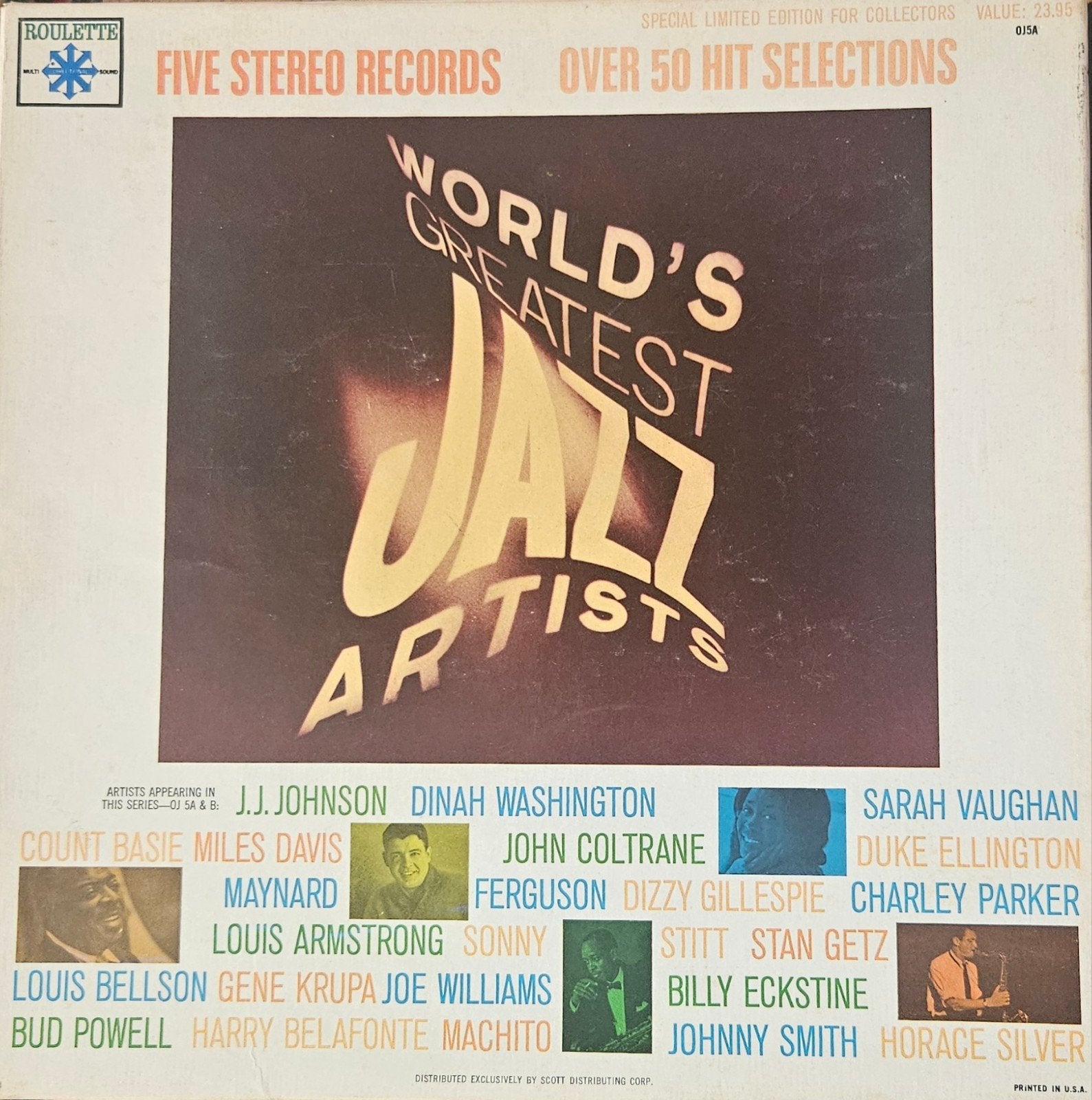 2 LP-box set World's greatest JAZZ artists 10 LP'S, Verzenden, 12 inch, Jazz