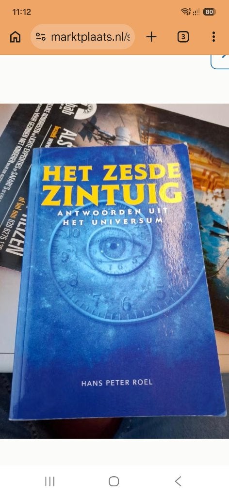 ​Het zesde zintuig hans peter roel, Ophalen of Verzenden, Spiritualiteit algemeen, Overige typen