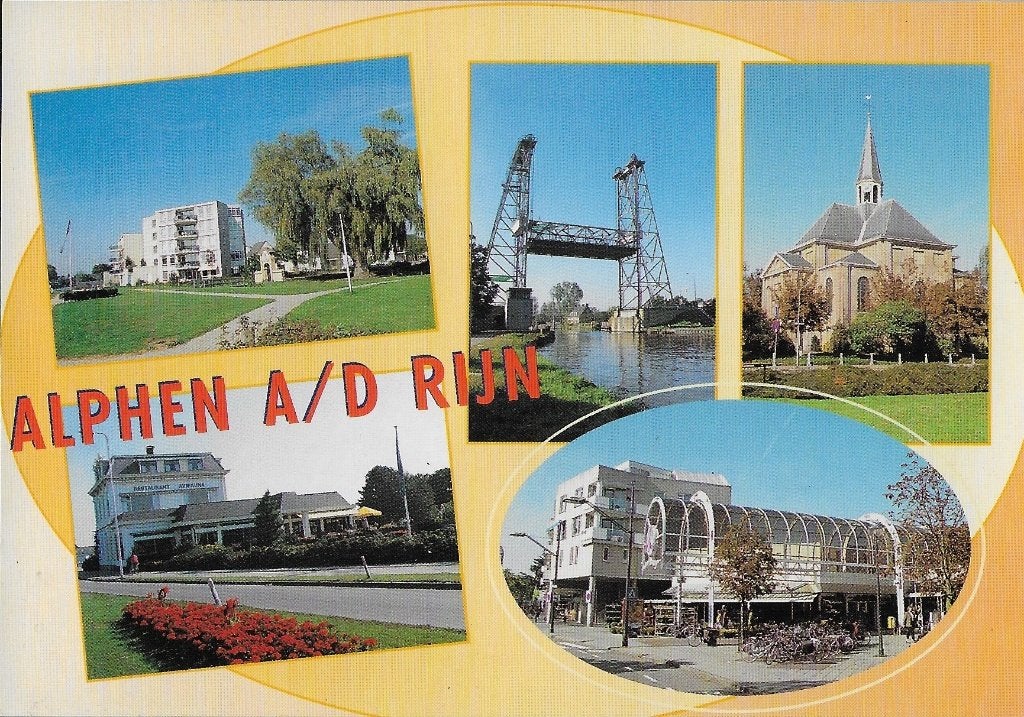 So23 Ongelopen ansichtkaart alphen a/d rijn, Ophalen of Verzenden, 1980 tot heden, Ongelopen, Zuid-Holland