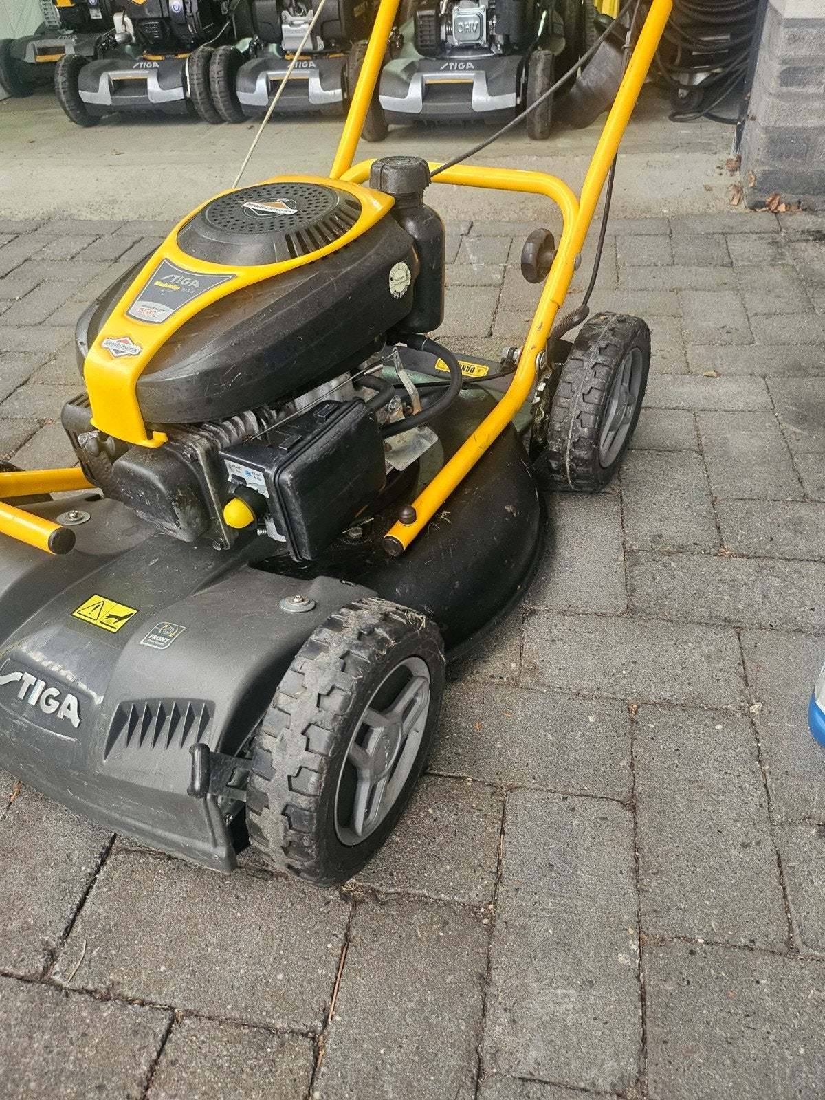 Stiga Multiclip grasmaaier met voorwielaandrijving, Ophalen, Cirkelmaaier, Gebruikt, Stiga
