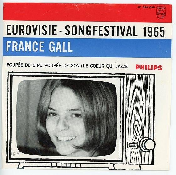 Top 40- Single van France Gall - Eurovisie Songfestival-1965, Ophalen of Verzenden, Gebruikt, Pop