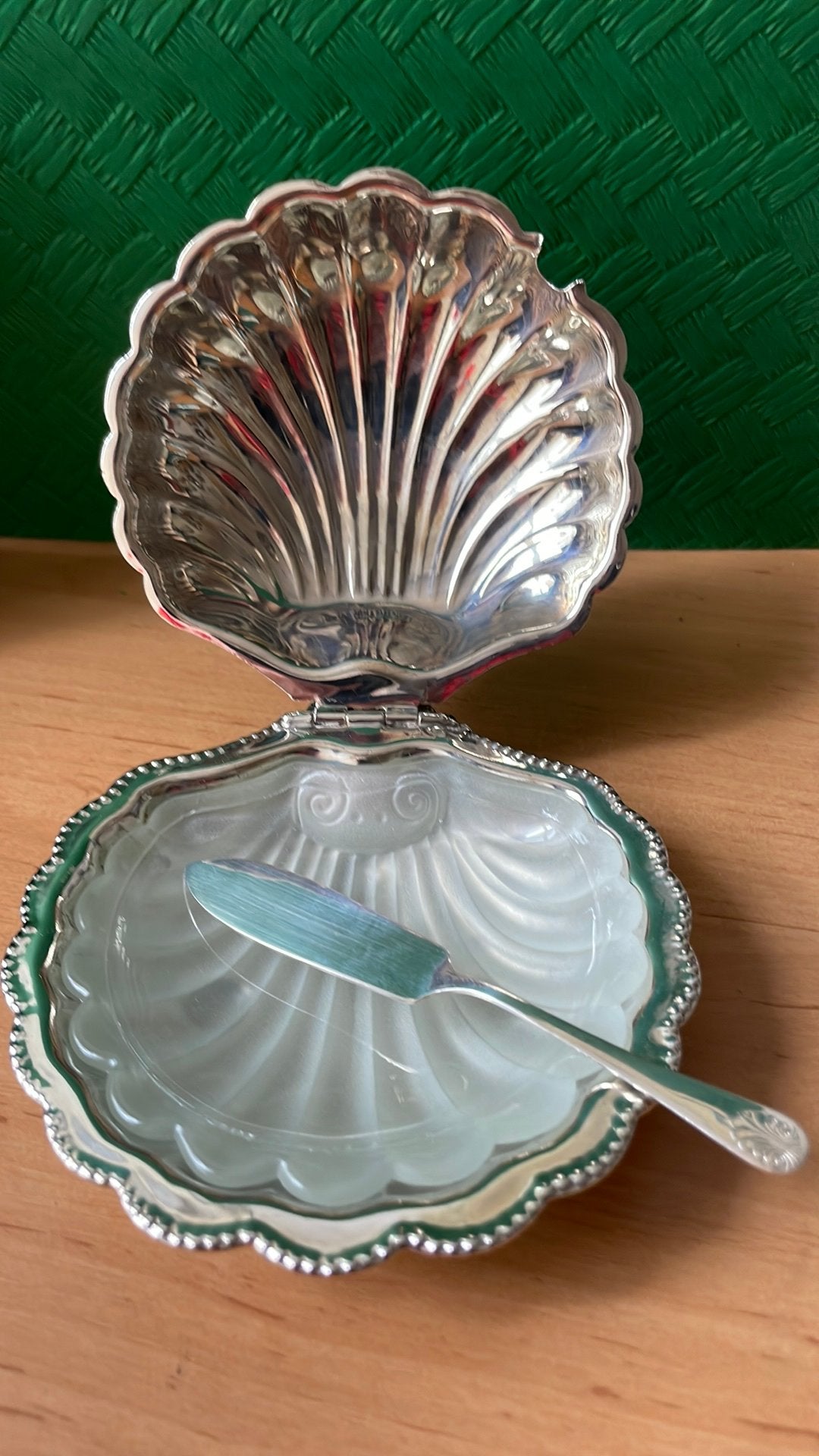 Silver- plated Boter/kaviaarschaaltje, Ophalen of Verzenden