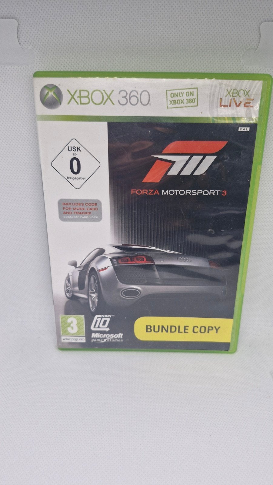 Forza Motorsport 3, Online, Gebruikt, 1 speler, Racen en Vliegen