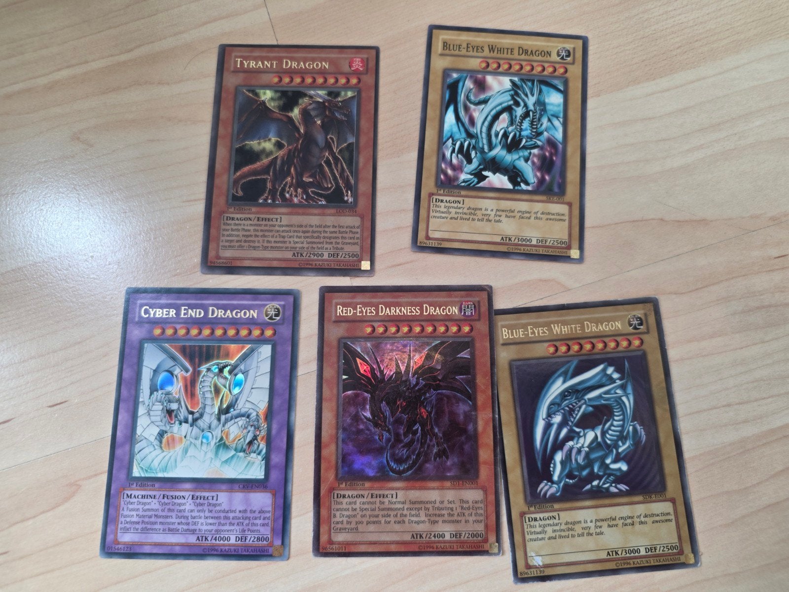 Yu-Gi-Oh! First edition Kaarten, Ophalen of Verzenden, Gebruikt, Meerdere kaarten