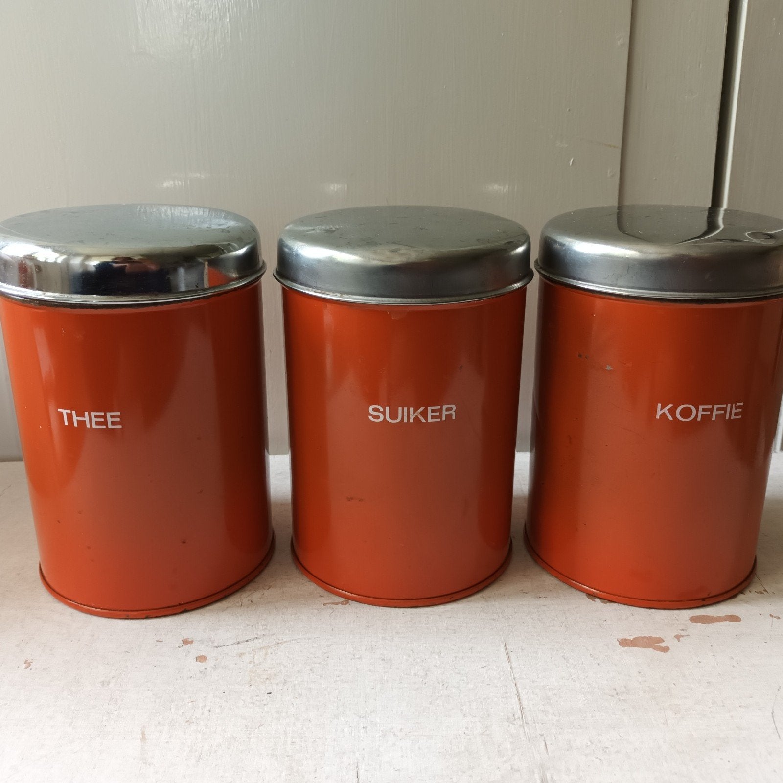 Vintage Brabantia voorraadbussen, Ophalen of Verzenden