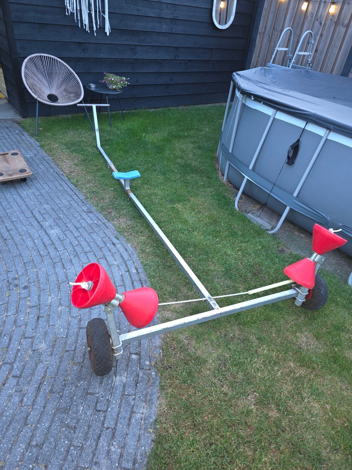 Nette handtrailer / strandtrailer voor rubberboot, Watersport en Boten, Ophalen of Verzenden