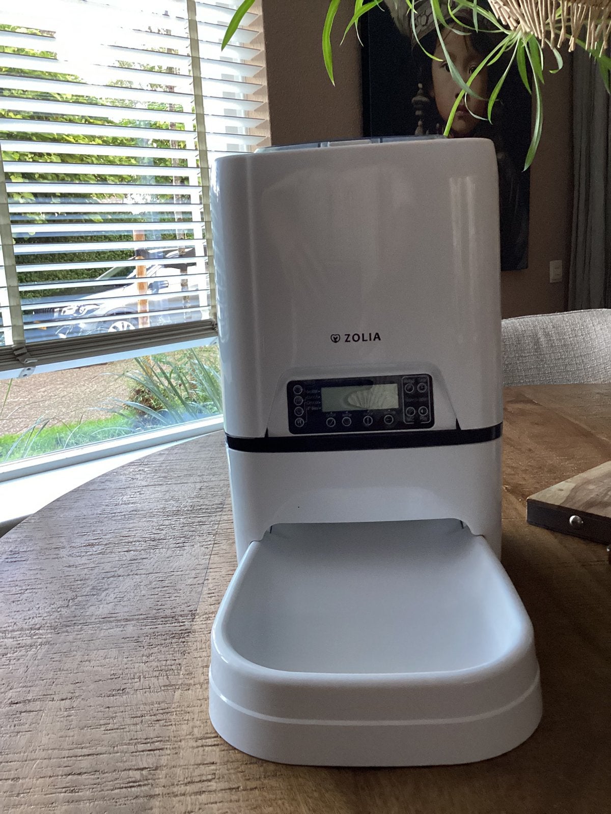 Voer dispenser, Ophalen, Gebruikt