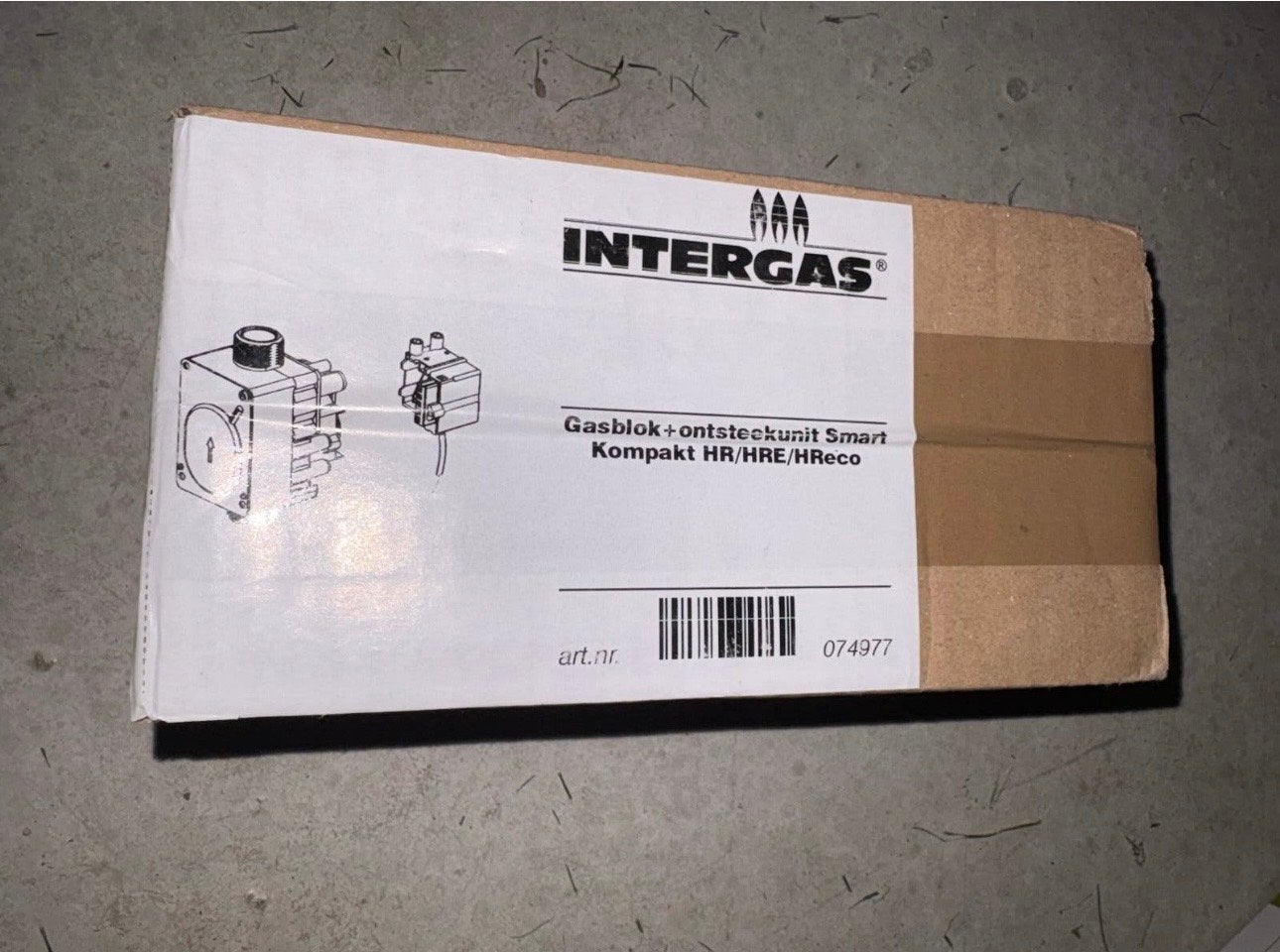 Intergas Gasblok + Ontsteekunit Smart Kompakt HR/HRE/HREco, Ophalen of Verzenden, Nieuw