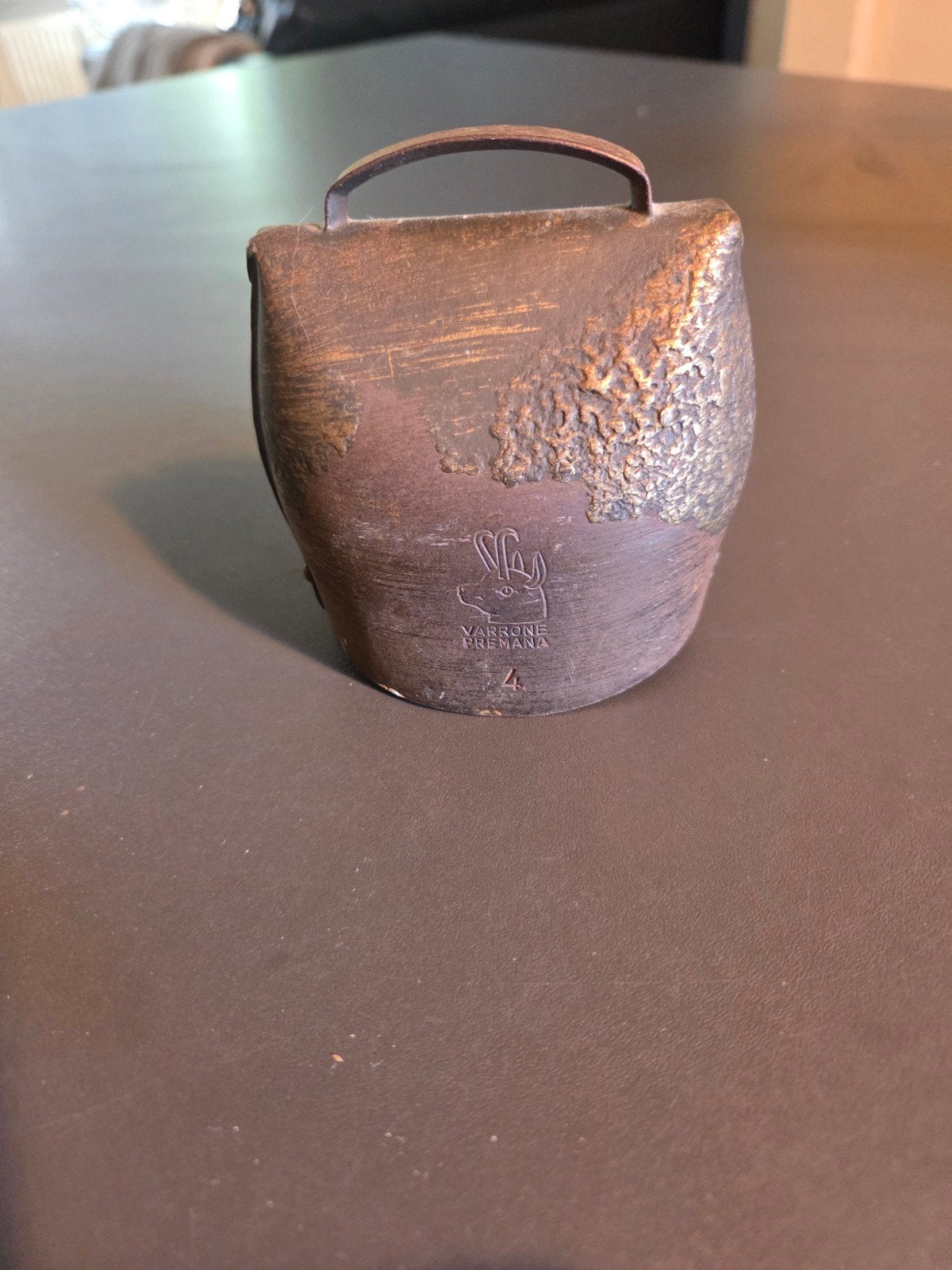Antieke bronzen koebel - Varrone Premana, Ophalen of Verzenden